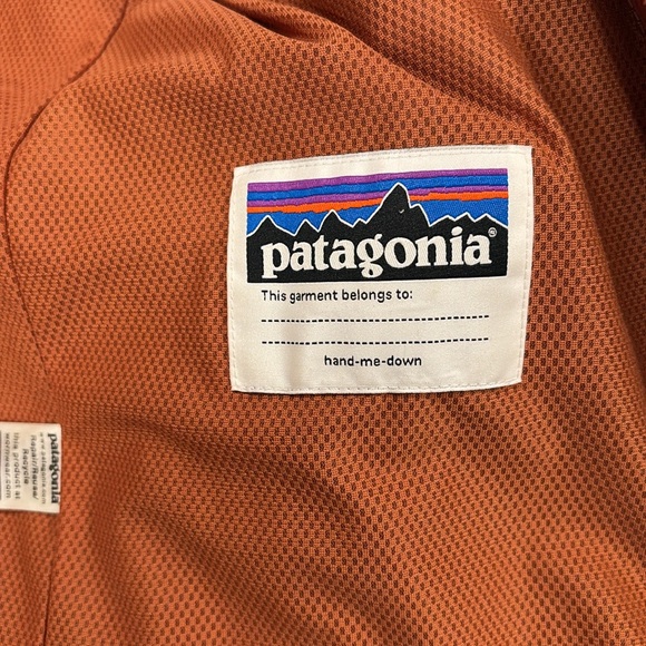 Patagonia 3-in-1 kids jacket in rust - size medium - Picture 10 of 12